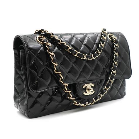 chanel quilted black bag|Chanel classic flap bag black.